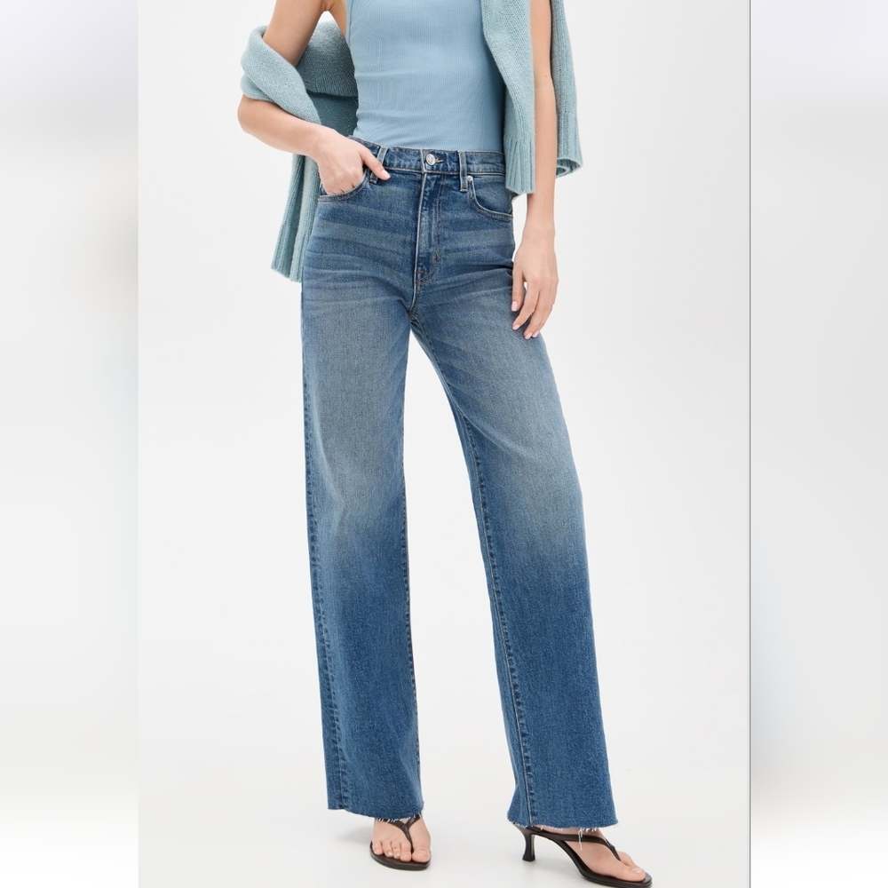 Slvrlake Grace Jean Wide Leg Size 26 Inseam 28 - Picture 4 of 7